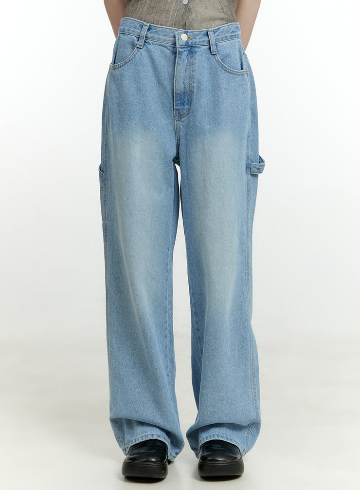 wide-leg-carpenter-jeans-cl426 / Blue