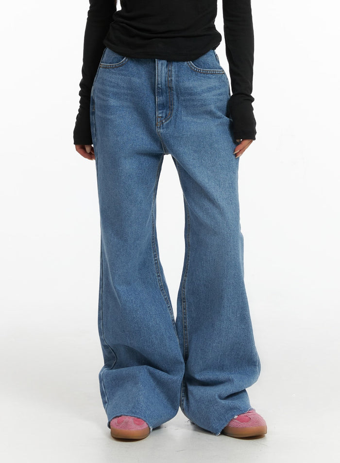 blue-denim-bootcut-jeans-cj431 / Blue