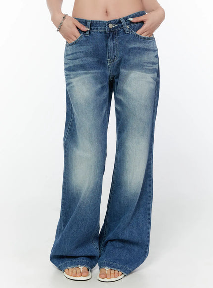 ria-classic-wide-leg-jeans-cy514 / Blue