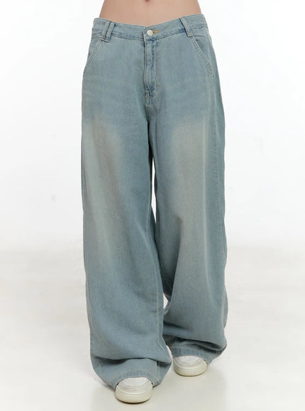 huening-wide-leg-jeans-cl531 / Blue