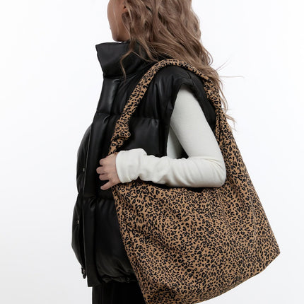 leopard-print-shoulder-bag-cn422 / Brown