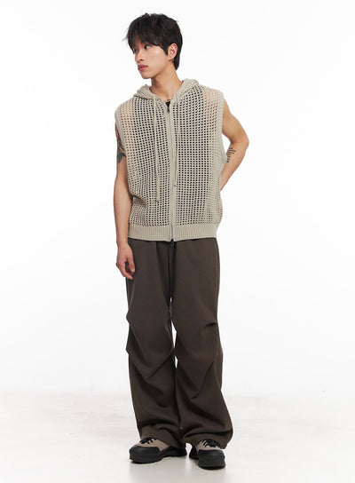 mens-pintuck-windbreaker-pants-iy508