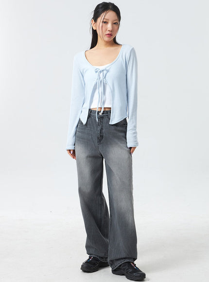 Low Rise Mid-Wash Jeans CM327