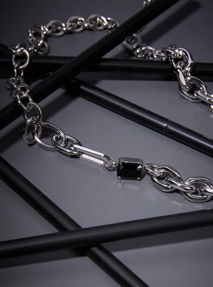 mens-staple-black-pendant-necklace