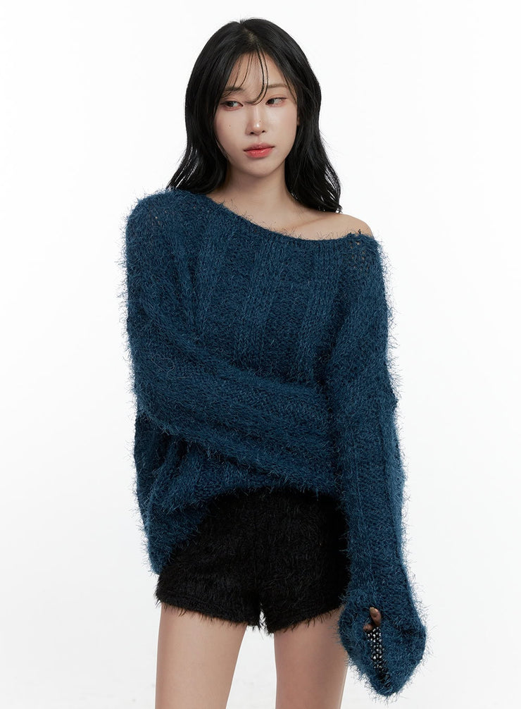 cozyknit-oversize-sweater-cn408 / Dark blue