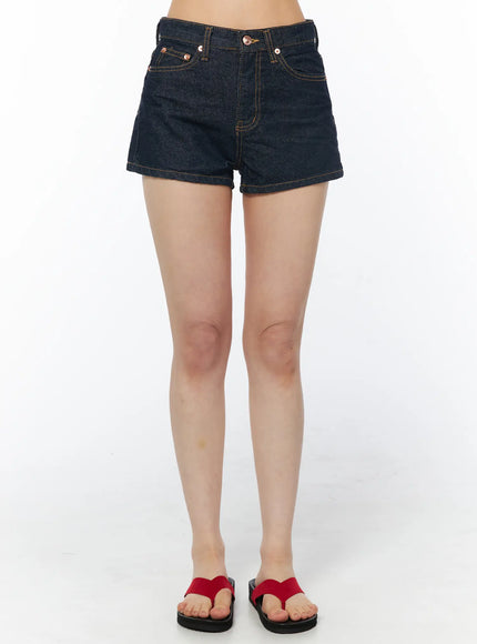 classic-denim-shorts-cy528 / Dark blue