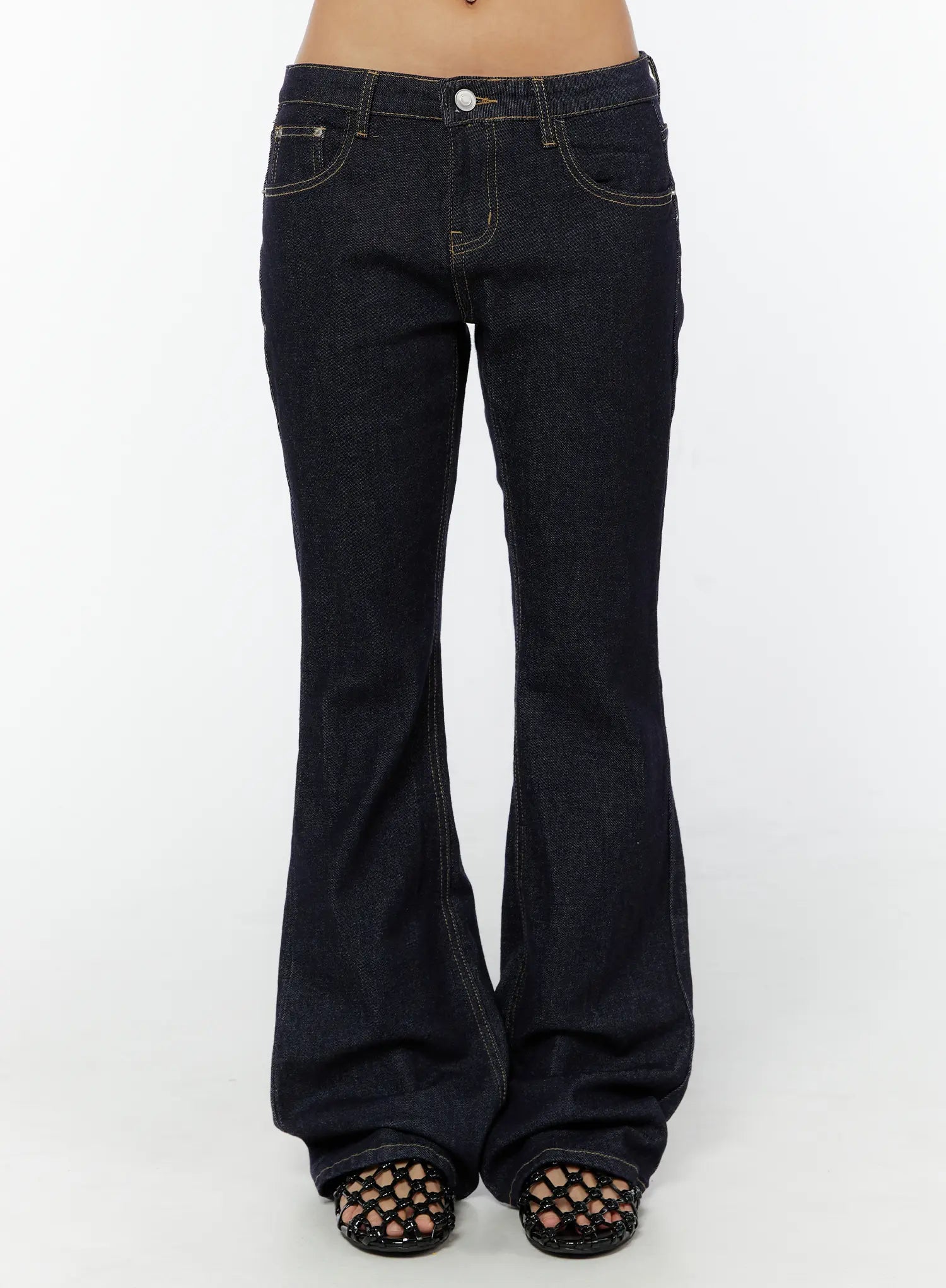 keeley-no-fade-bootcut-jeans-cy520 / Dark blue