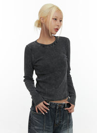 softwash-cozy-pigment-long-sleeve-cs426 / Dark gray