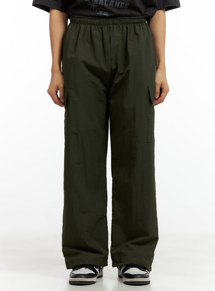 mens-cargo-nylon-pants-cl429 / Dark green