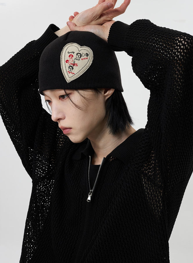 Heart Beanie Unisex CY322