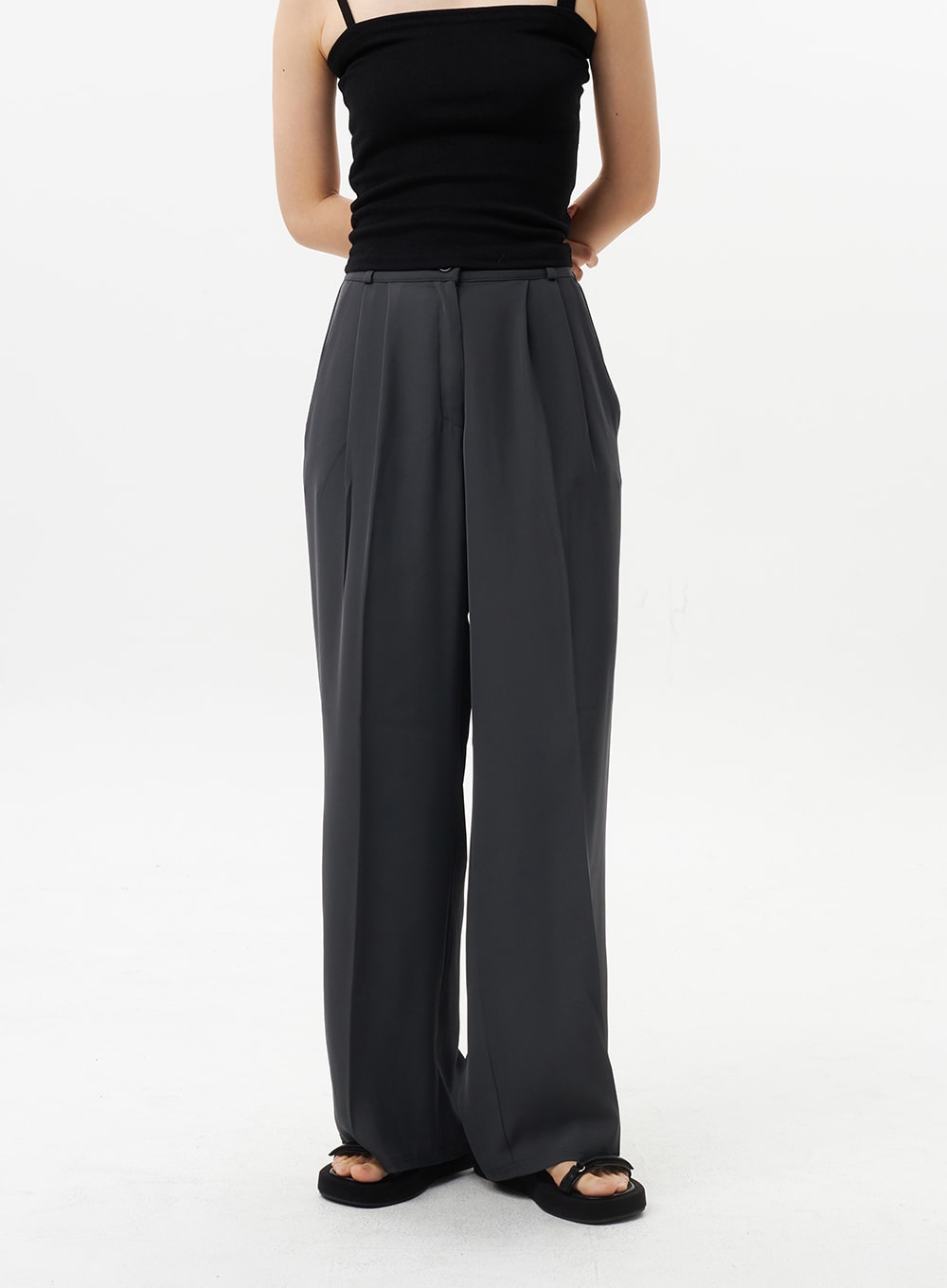 Basic Wide Tailored Pants OL313