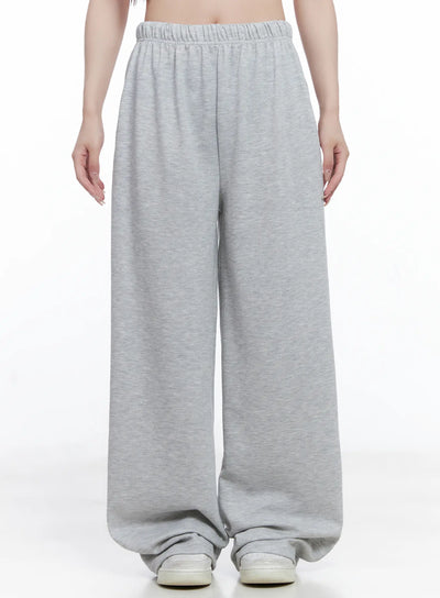 comfort-fit-wide-sweatpants-cg529 / Gray