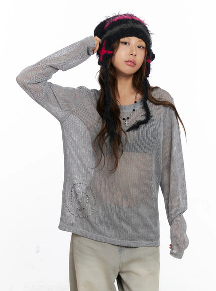 studded-mesh-knit-long-sleeve-sweater-cs522