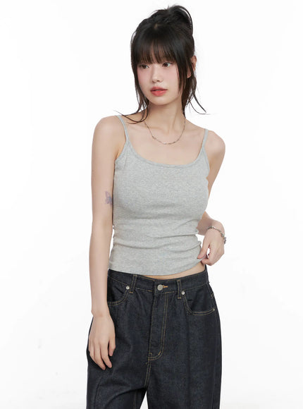 classic-fitted-tank-top-cg518 / Gray