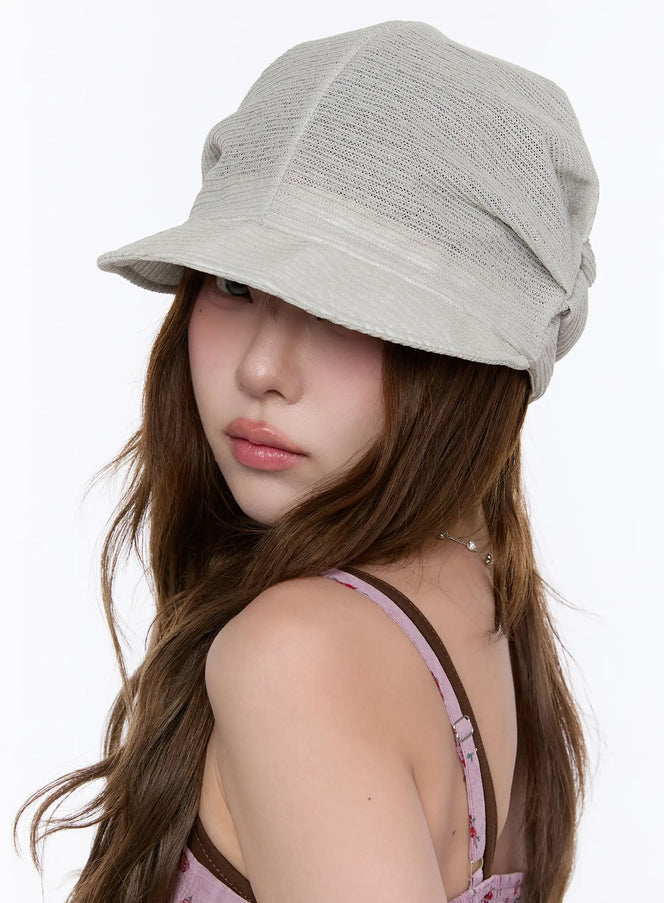 chic-knit-sailor-cap-ca522 / Gray