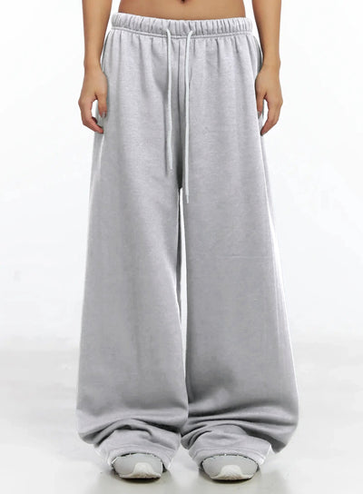 Thermal Wide-Leg Sweatpants IN528
