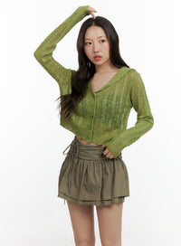 sheer-summer-cardigan-cl410 / Green