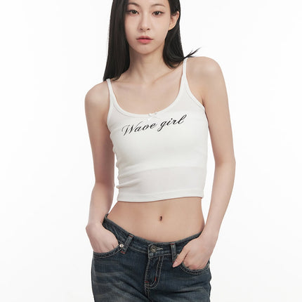 ribbon-detail-cropped-cami-cf514 / White