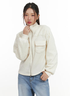 frosty-chic-puffer-jacket-cn428 / Light beige