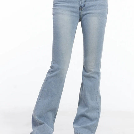 yeojin-classic-flare-denim-jeans-cl510 / Light blue