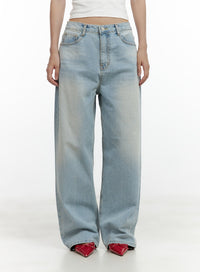 light-low-rise-baggy-jeans-cl410 / Light blue