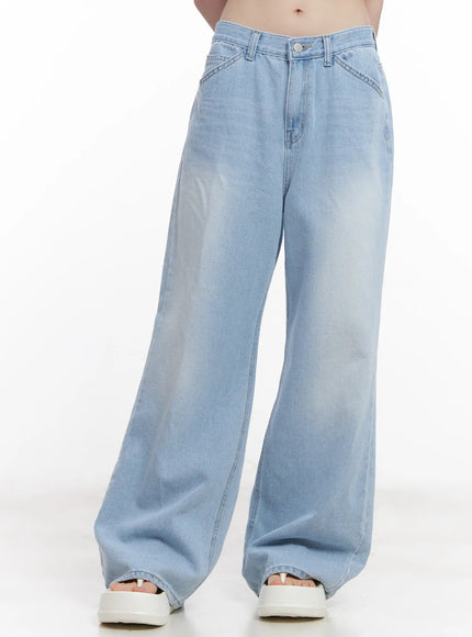 haerin-washed-wide-leg-jeans-cu519 / Light blue