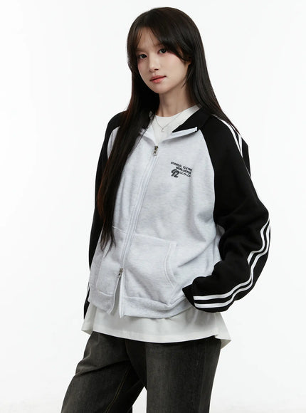 oversized-track-jacket-cd523 / Light gray