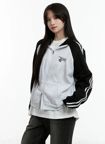 oversized-track-jacket-cd523 / Light gray