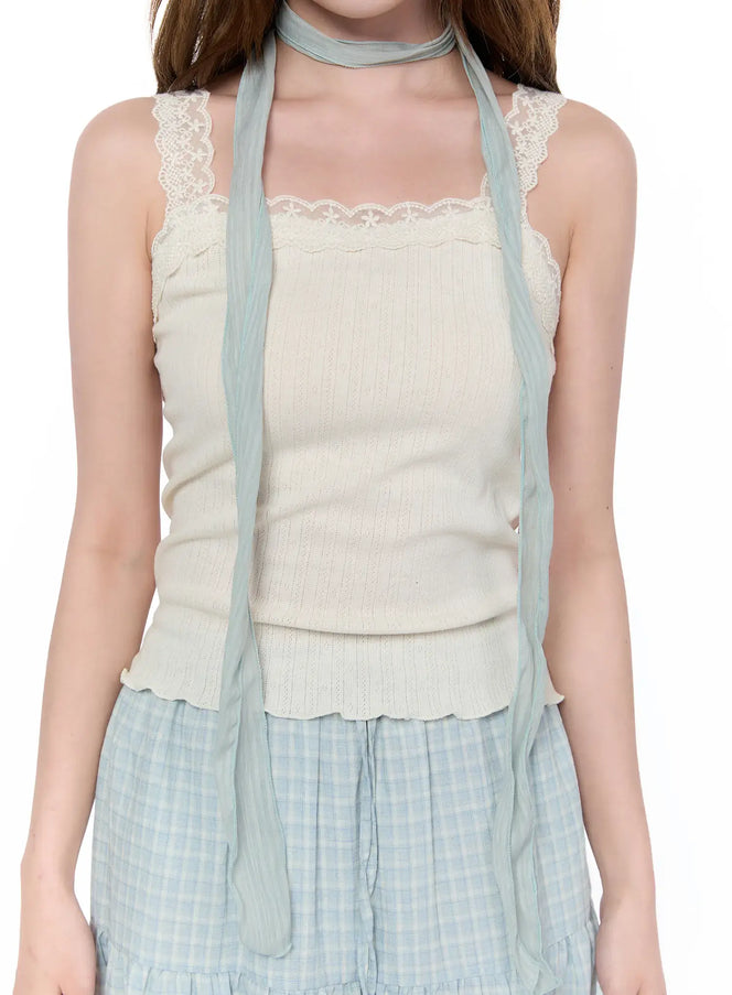 sheer-lightweight-scarf-ca520 / Mint