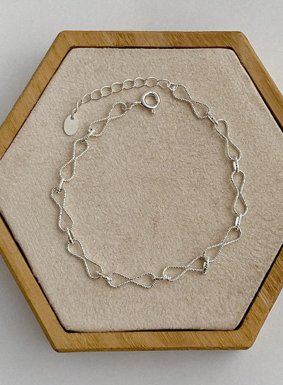 mccullers-infinity-link-bracelet-iu506 / Silver