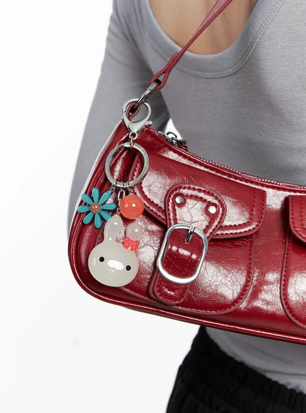 bold-bunny-keychain-co503 / White