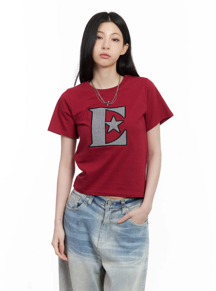 star-print-casual-tee-cl501