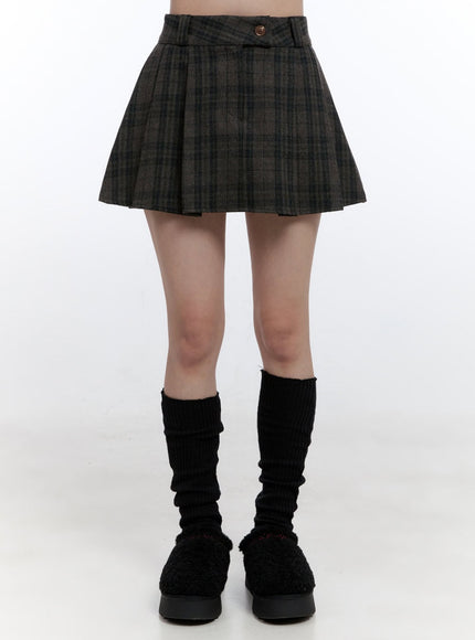 pleated-checkered-mini-skirt-on418