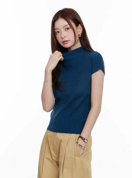 mock-neck-short-sleeve-knit-top-cg520