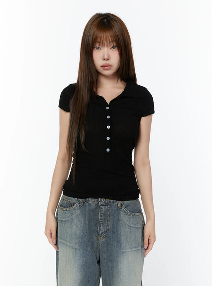 sheer-button-up-polo-shirt-cy518