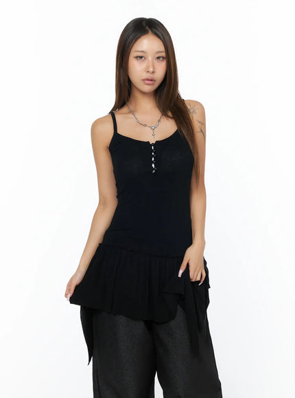 asymmetrical-sheer-ruffle-tank-top-ca516