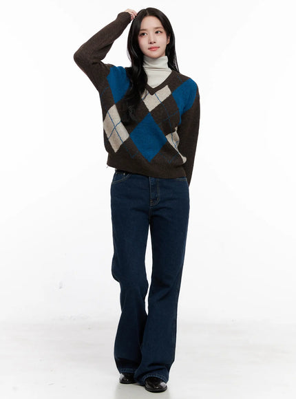 casual-argyle-long-sleeve-knit-co522