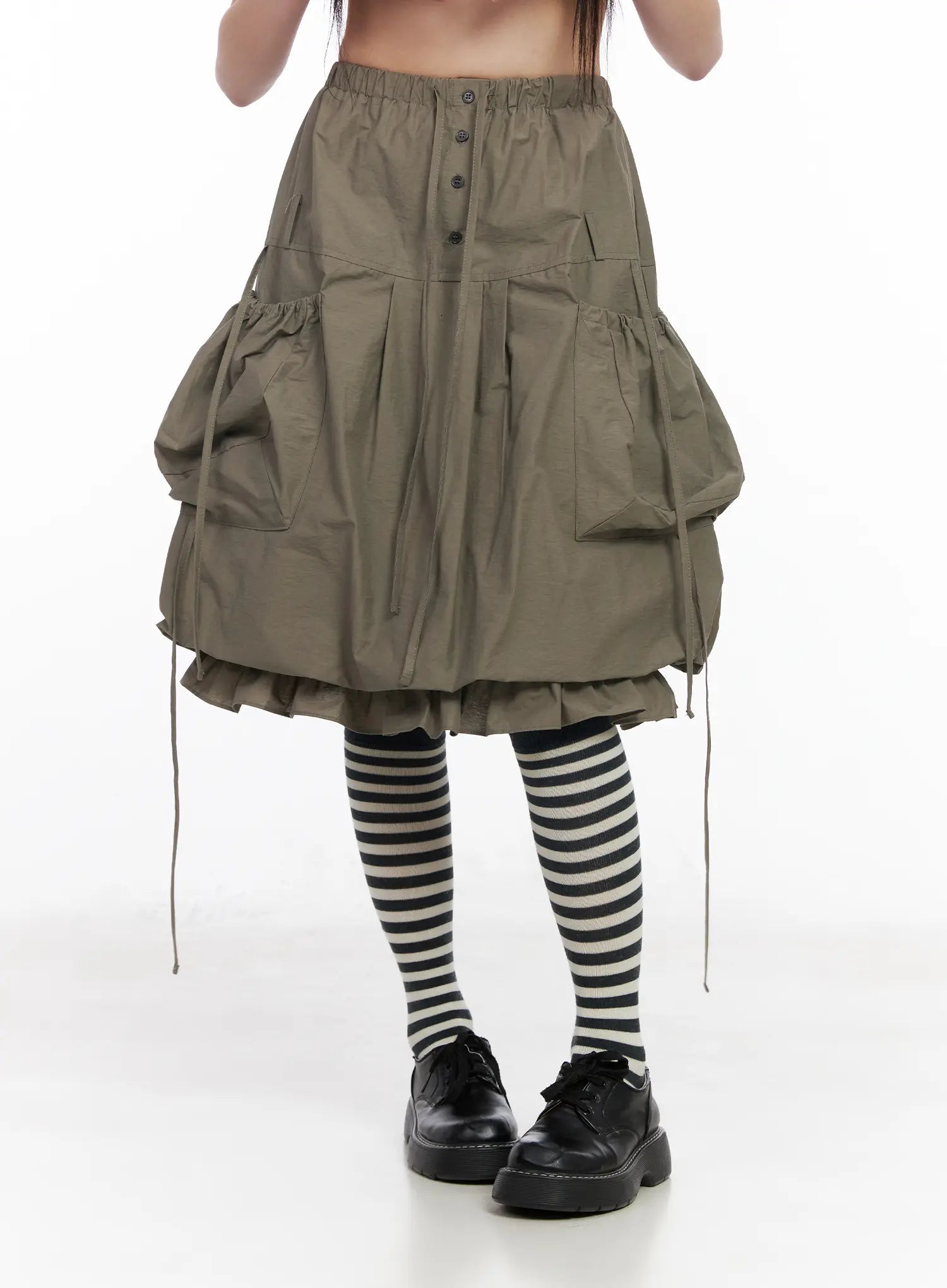 utility-pocket-balloon-midi-skirt-cm512