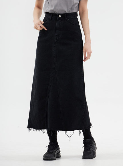 Denim Maxi Skirt CM3