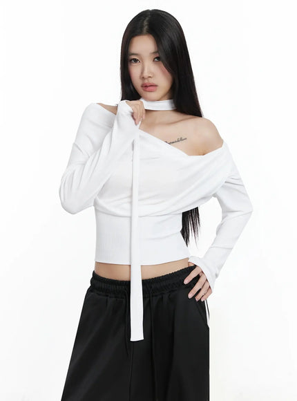 ribbed-off-shoulder-top-and-scarf-set-im506