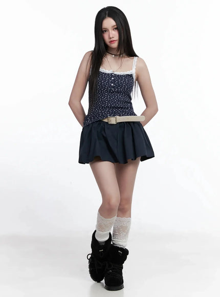 flower-lace-trim-tank-top-is525