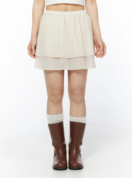 tiered-flare-mini-skirt-cy522