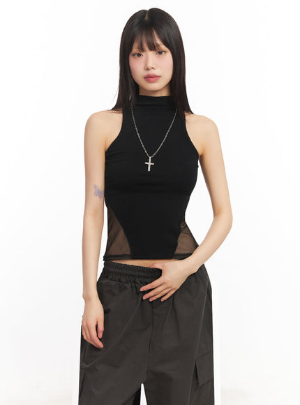 mesh-sleeveless-collared-crop-top-iy502