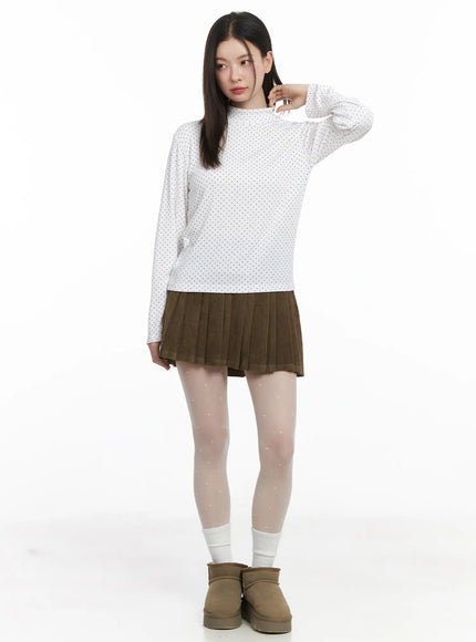 polka-dot-mock-neck-top-cj506