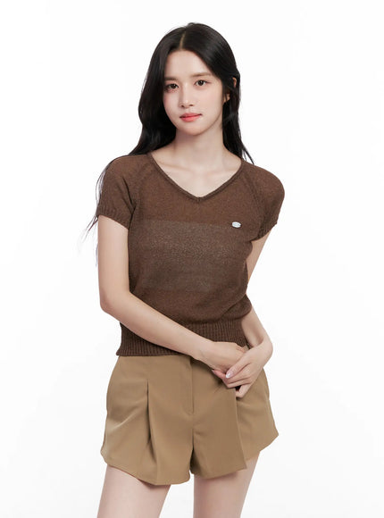 v-neck-knit-short-sleeve-top-cl515