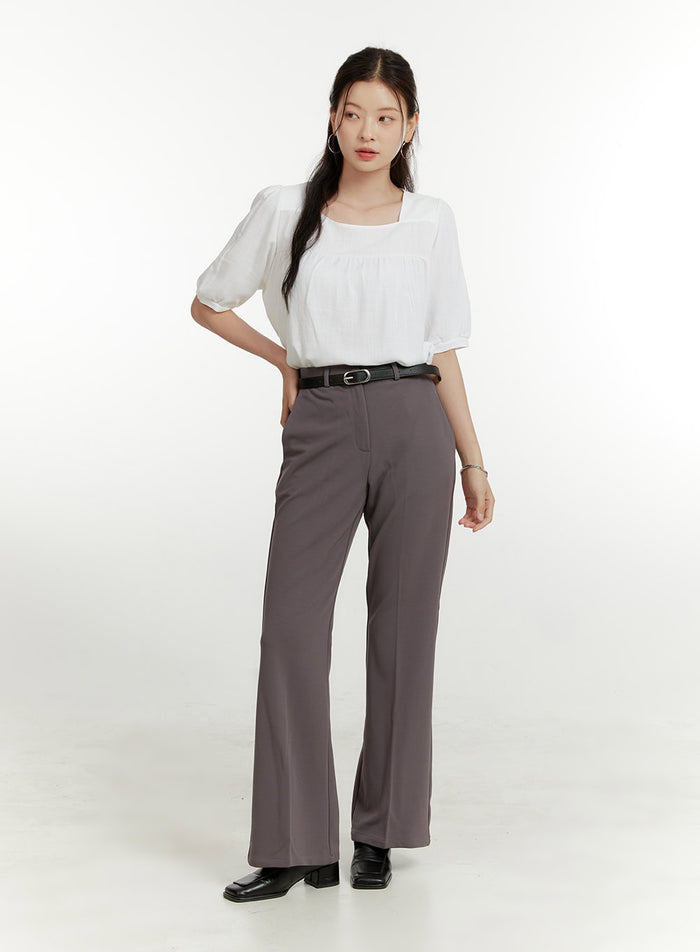 puff-sleeve-square-neck-blouse-shirt-ou419