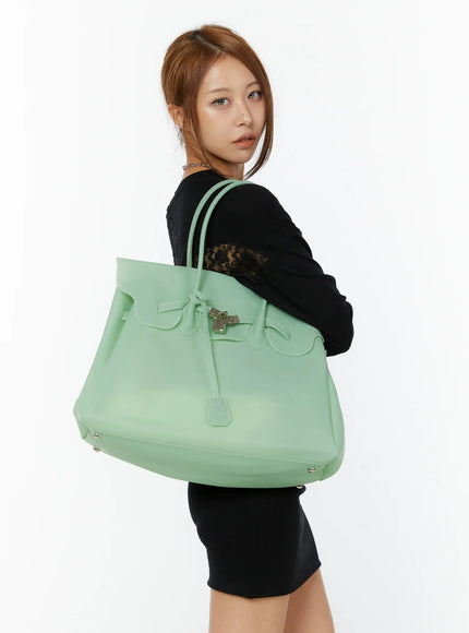 belted-oversized-jelly-bag-cy521