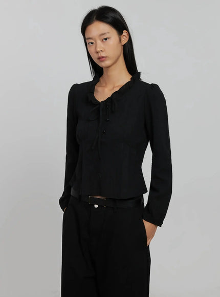 frill-striped-blouse-ij509