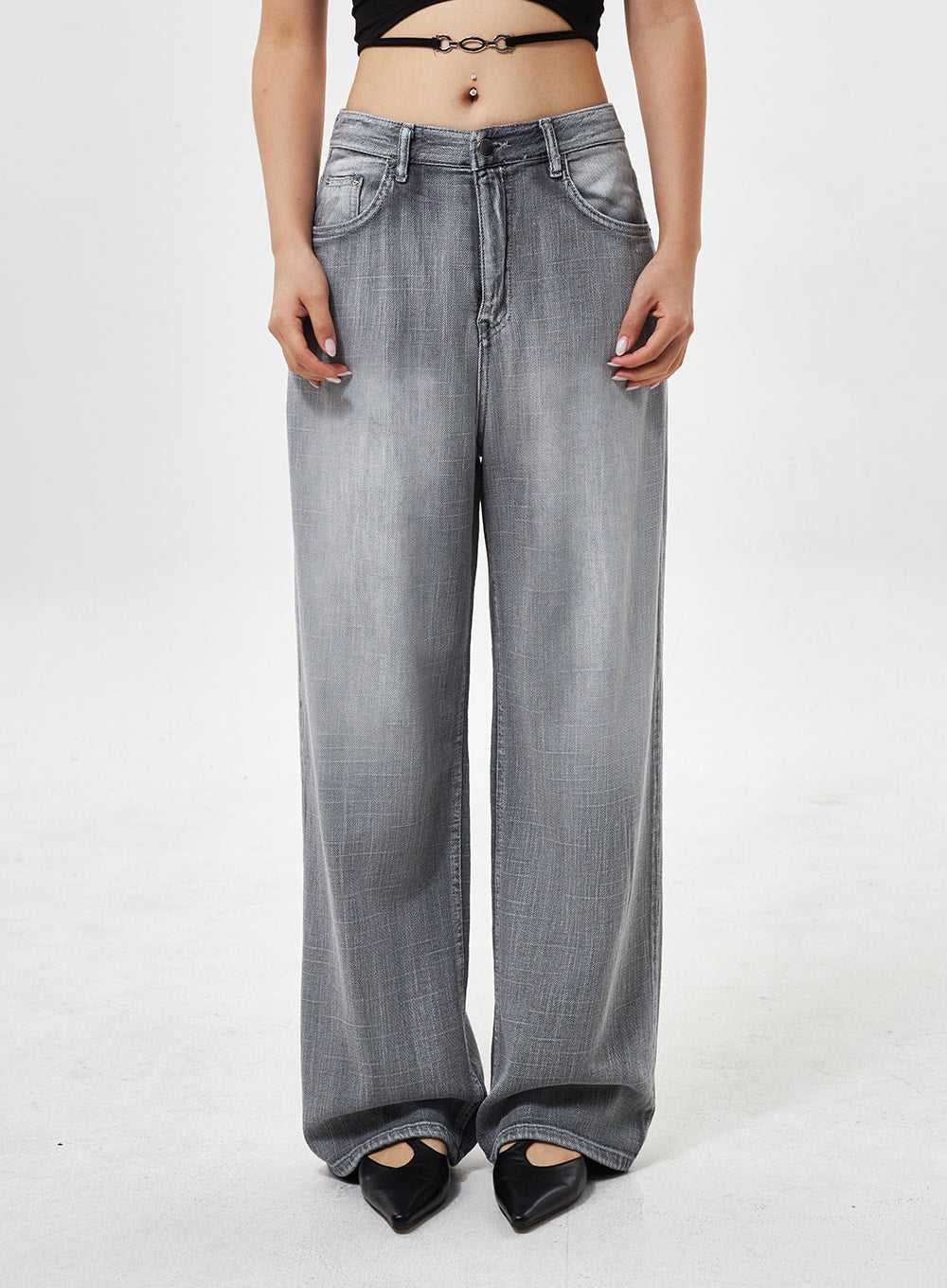 Denim Jeans Trousers Streetwear | Men's Denim Baggy Pants | Men's Baggy  Jeans - 46 Plus - Aliexpress