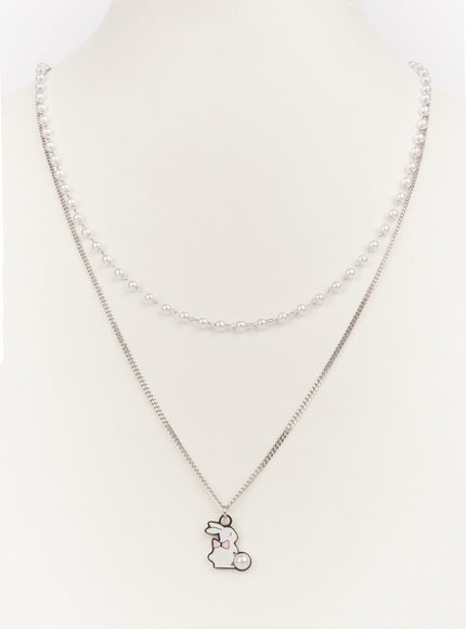 bunny-rabbit-layer-necklace-im528